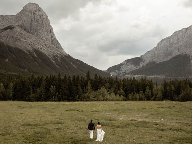 Dysin and Brittney&apos;s wedding in Canmore, Alberta 67