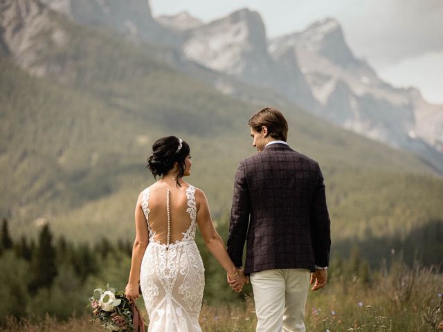 Dysin and Brittney&apos;s wedding in Canmore, Alberta 76