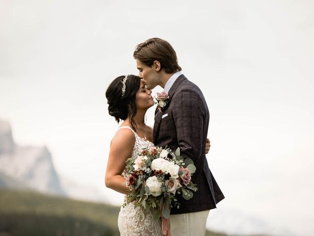 Dysin and Brittney&apos;s wedding in Canmore, Alberta 83