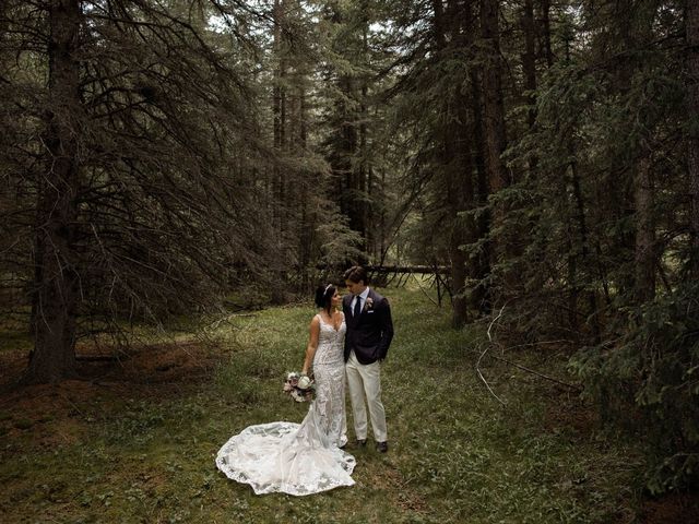 Dysin and Brittney&apos;s wedding in Canmore, Alberta 88