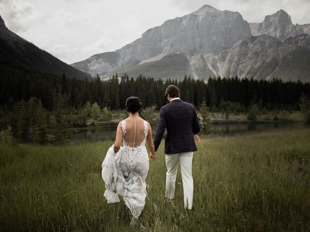 Dysin and Brittney&apos;s wedding in Canmore, Alberta 93