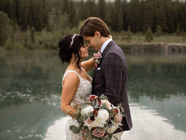 Dysin and Brittney&apos;s wedding in Canmore, Alberta 95