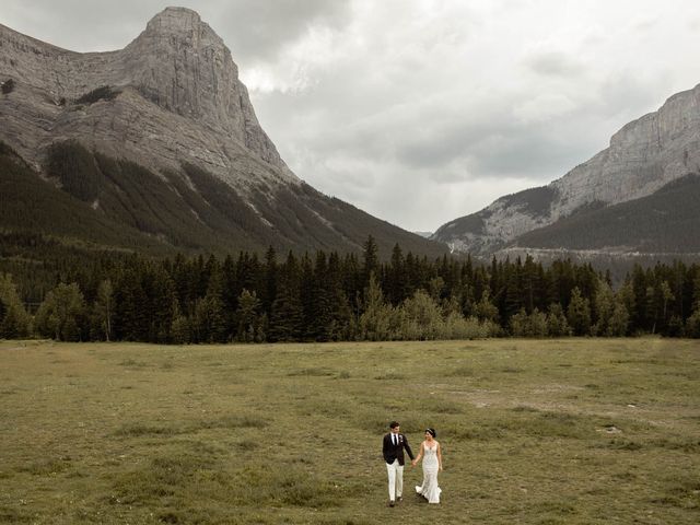 Dysin and Brittney&apos;s wedding in Canmore, Alberta 97