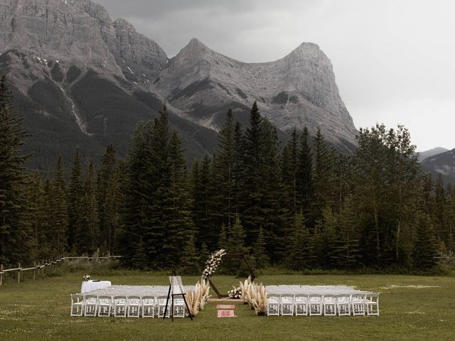 Dysin and Brittney&apos;s wedding in Canmore, Alberta 99