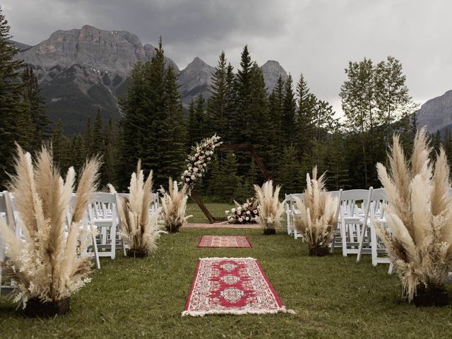 Dysin and Brittney&apos;s wedding in Canmore, Alberta 100