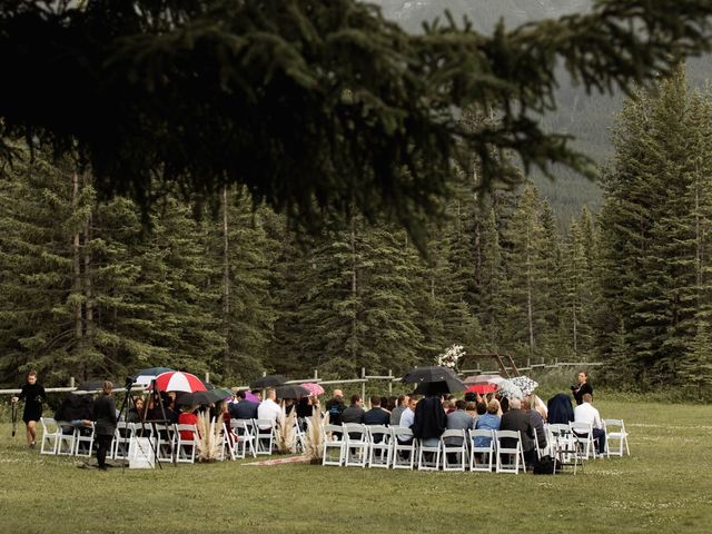 Dysin and Brittney&apos;s wedding in Canmore, Alberta 110