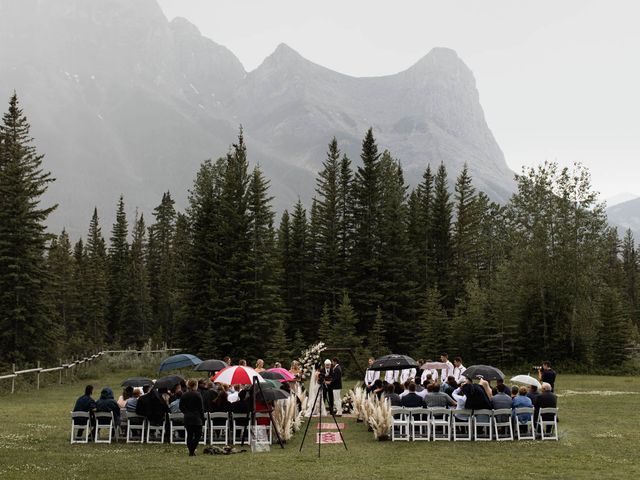 Dysin and Brittney&apos;s wedding in Canmore, Alberta 124