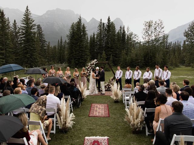 Dysin and Brittney&apos;s wedding in Canmore, Alberta 128