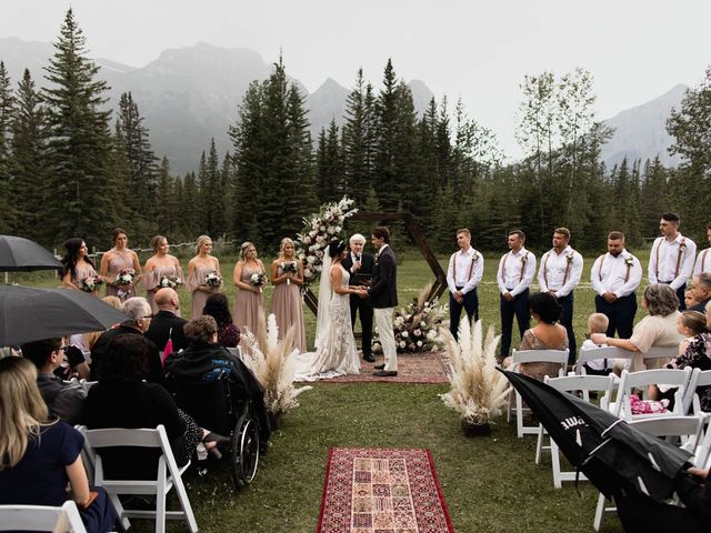 Dysin and Brittney&apos;s wedding in Canmore, Alberta 132