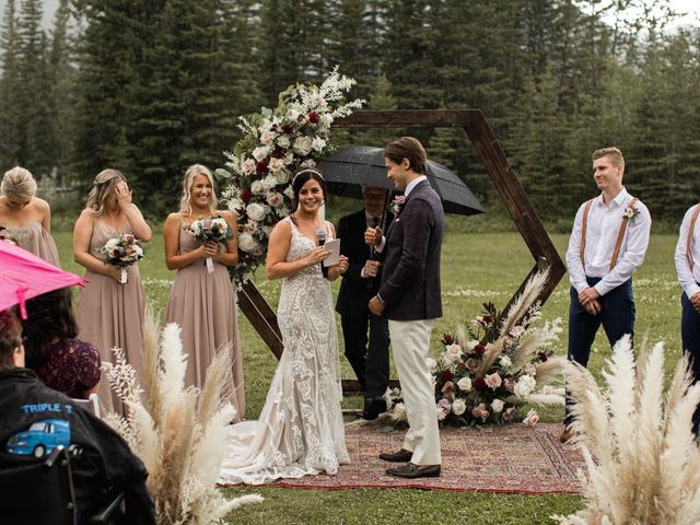 Dysin and Brittney&apos;s wedding in Canmore, Alberta 139