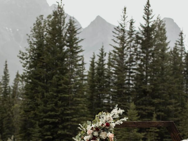 Dysin and Brittney&apos;s wedding in Canmore, Alberta 152