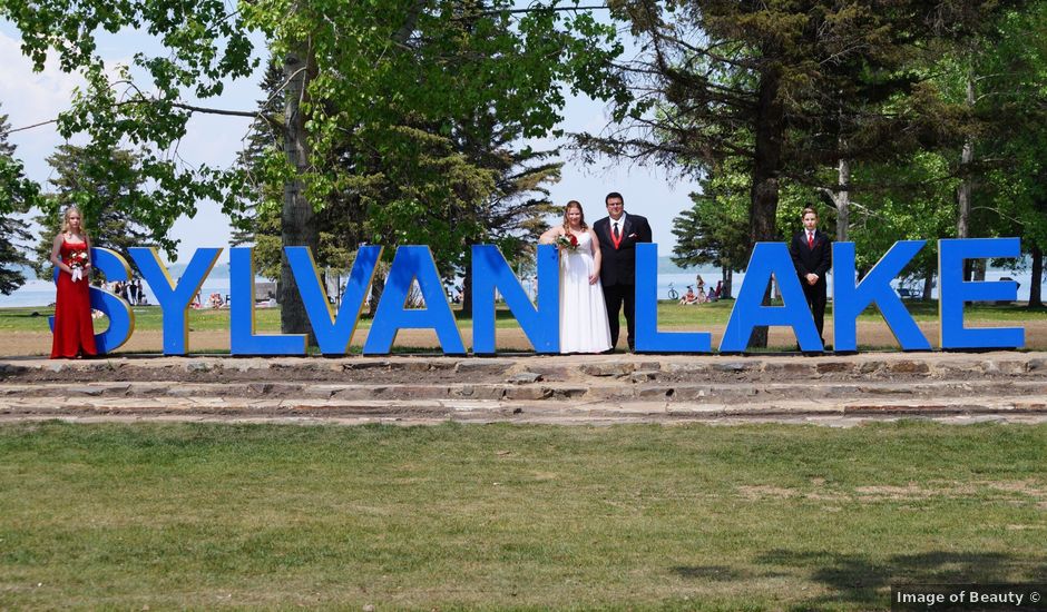 Ryan and Jenn's wedding in Sylvan Lake, Alberta