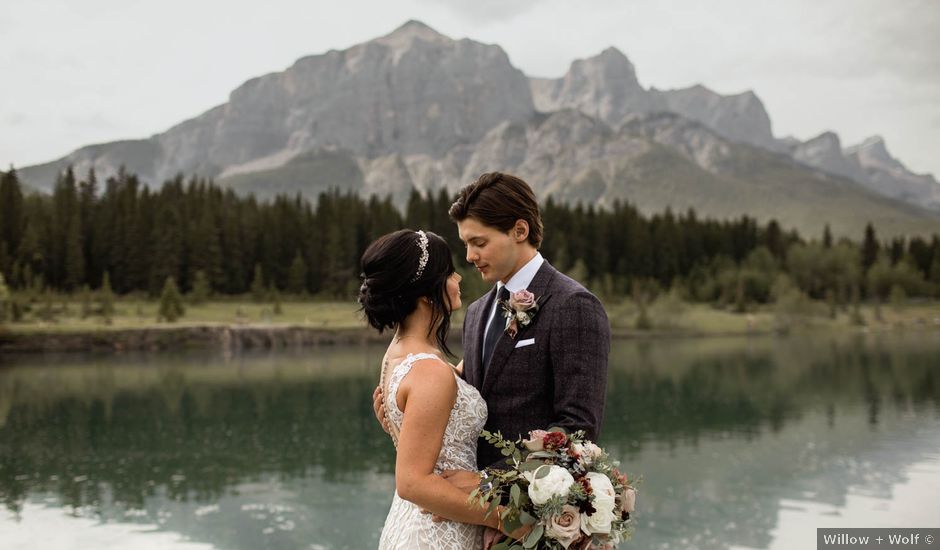 Dysin and Brittney's wedding in Canmore, Alberta