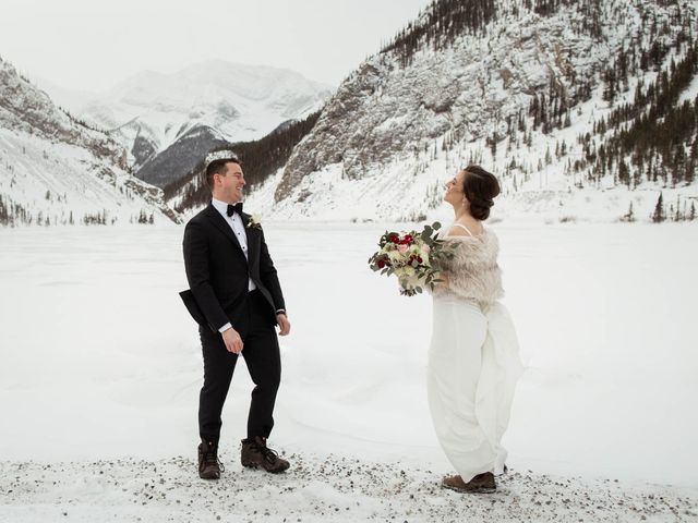 Brent and Sarah&apos;s wedding in Canmore, Alberta 23
