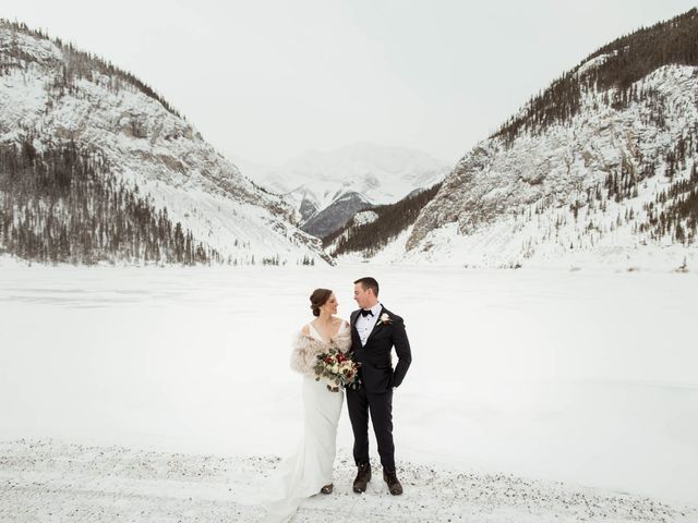 Brent and Sarah&apos;s wedding in Canmore, Alberta 26