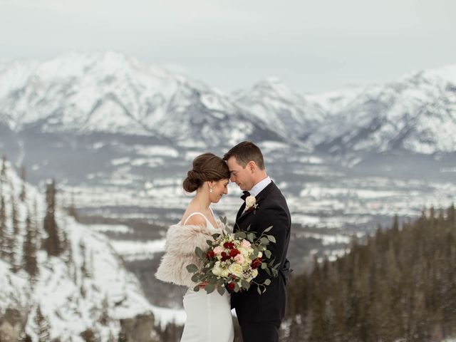 Brent and Sarah&apos;s wedding in Canmore, Alberta 32
