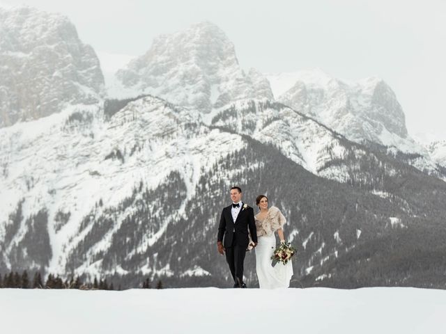 Brent and Sarah&apos;s wedding in Canmore, Alberta 34