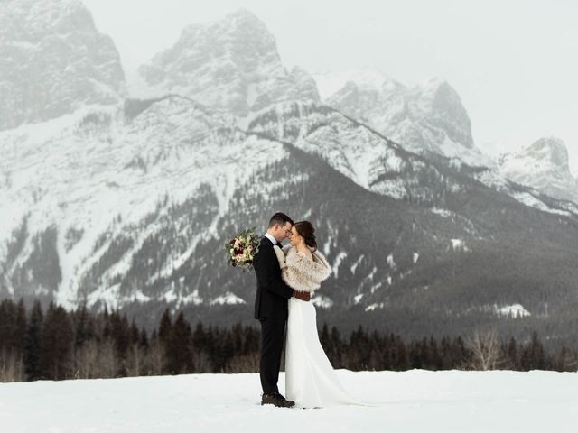 Brent and Sarah&apos;s wedding in Canmore, Alberta 36