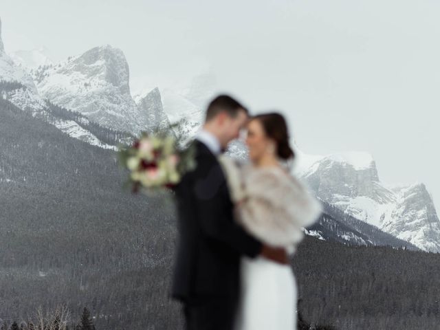 Brent and Sarah&apos;s wedding in Canmore, Alberta 37