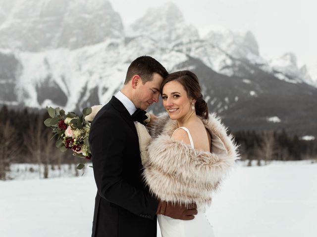 Brent and Sarah&apos;s wedding in Canmore, Alberta 38
