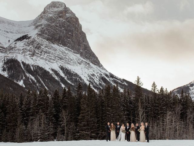 Brent and Sarah&apos;s wedding in Canmore, Alberta 42