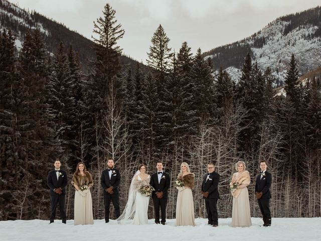 Brent and Sarah&apos;s wedding in Canmore, Alberta 43