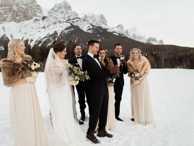 Brent and Sarah&apos;s wedding in Canmore, Alberta 46