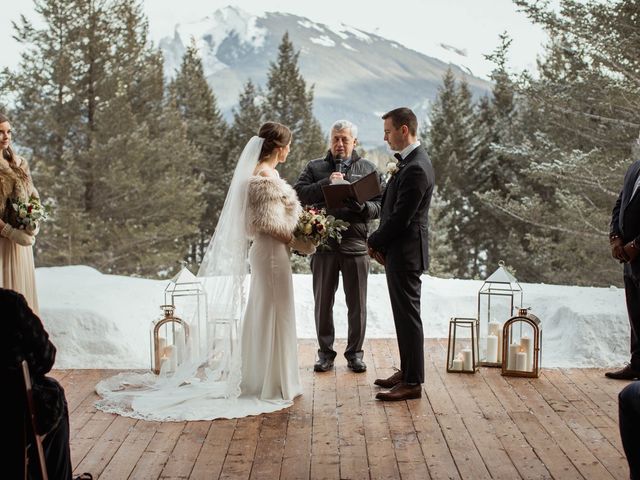 Brent and Sarah&apos;s wedding in Canmore, Alberta 1