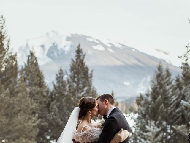 Brent and Sarah&apos;s wedding in Canmore, Alberta 67