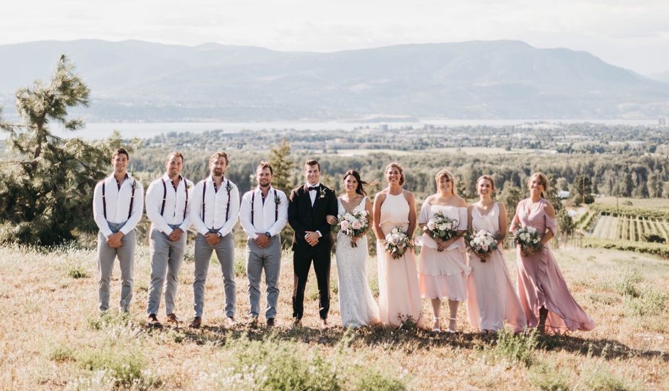 Max and Monique's wedding in Kelowna, British Columbia