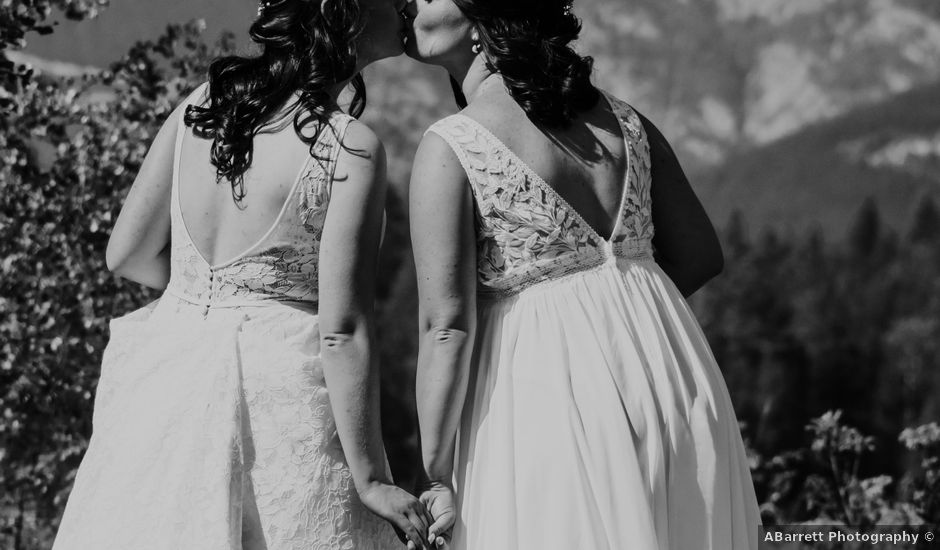 Vanessa and Lindsay's wedding in Golden, British Columbia