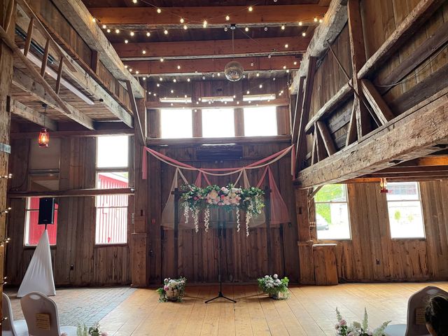 Alex and Chacity's wedding in Wolfville, Nova Scotia 7