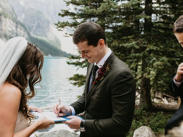 Jordan and Melissa&apos;s wedding in Banff, Alberta 45