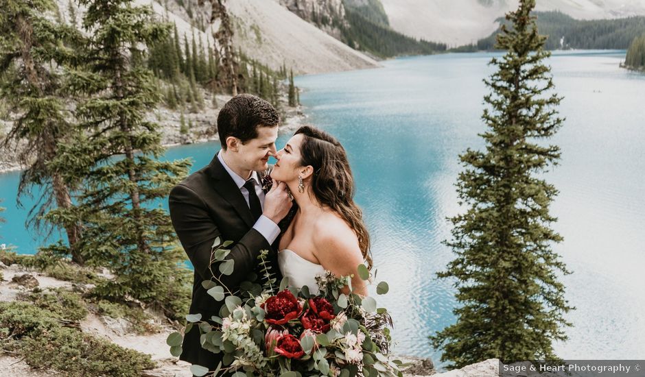Jordan and Melissa's wedding in Banff, Alberta