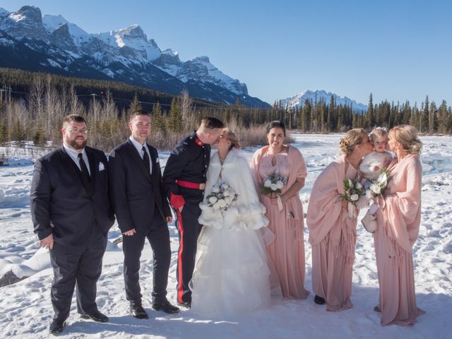 Chelsey and Albert&apos;s wedding in Canmore, Alberta 76