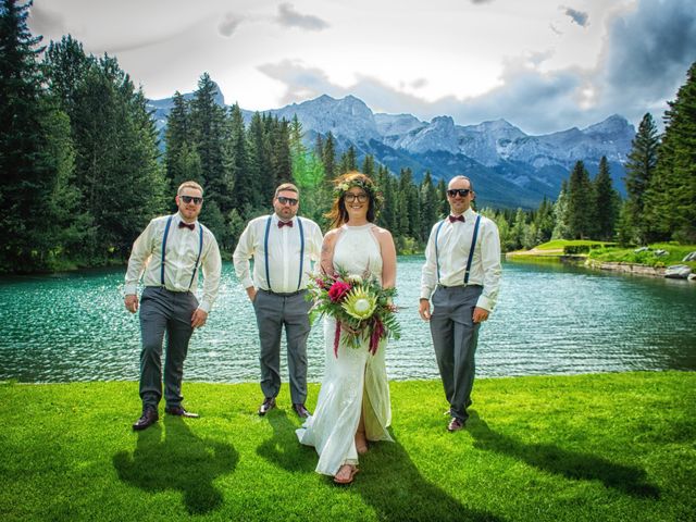 Carl and Liza&apos;s wedding in Canmore, Alberta 72