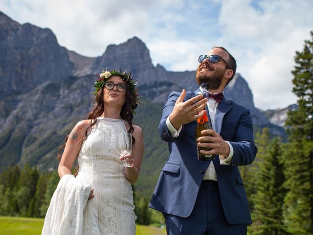 Carl and Liza&apos;s wedding in Canmore, Alberta 25