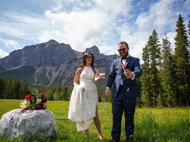 Carl and Liza&apos;s wedding in Canmore, Alberta 26