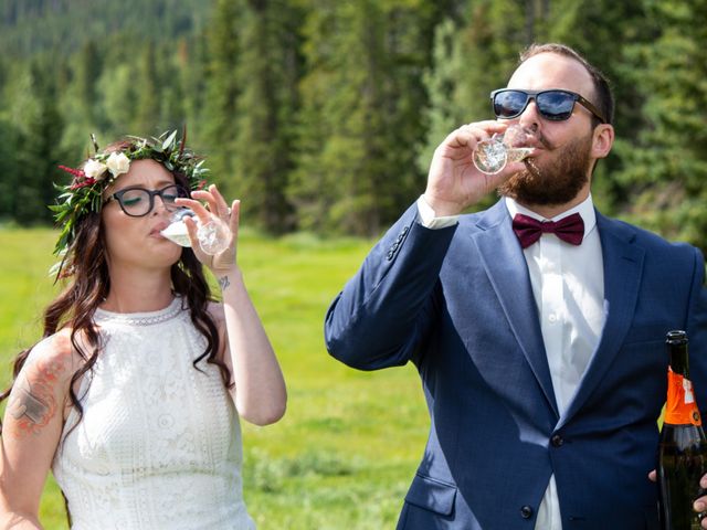 Carl and Liza&apos;s wedding in Canmore, Alberta 27