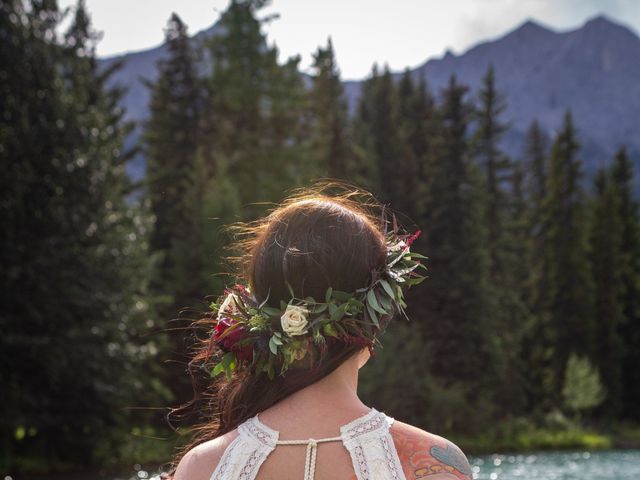 Carl and Liza&apos;s wedding in Canmore, Alberta 11