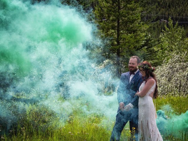 Carl and Liza&apos;s wedding in Canmore, Alberta 16