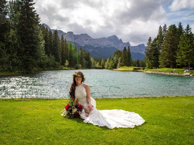 Carl and Liza&apos;s wedding in Canmore, Alberta 20