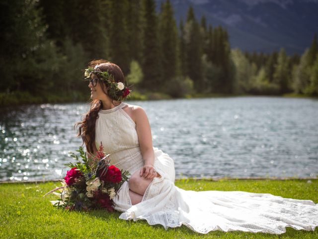 Carl and Liza&apos;s wedding in Canmore, Alberta 22