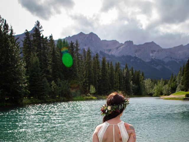 Carl and Liza&apos;s wedding in Canmore, Alberta 21