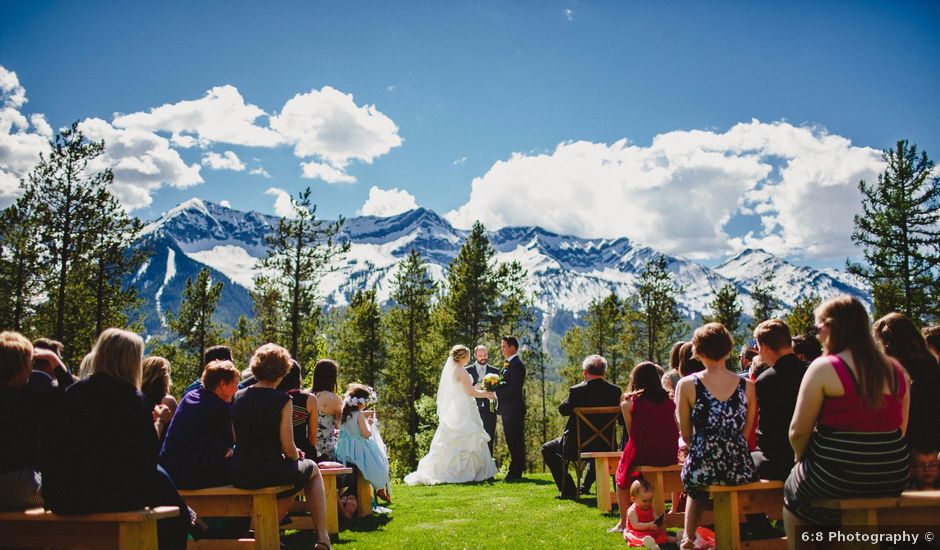 Leigh and Jenna's wedding in Fernie, British Columbia