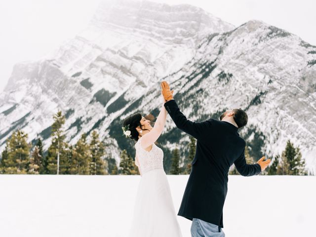 Dan and Amy&apos;s wedding in Banff, Alberta 12