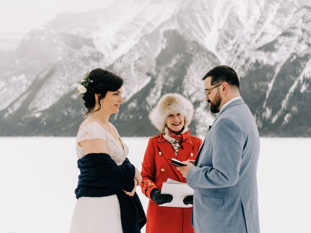 Dan and Amy&apos;s wedding in Banff, Alberta 1