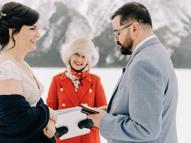 Dan and Amy&apos;s wedding in Banff, Alberta 17