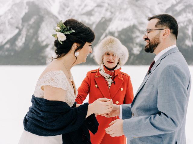 Dan and Amy&apos;s wedding in Banff, Alberta 18