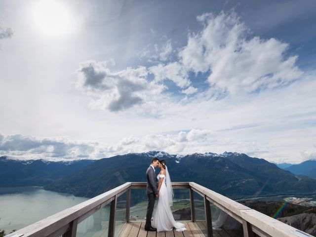 Milos and Rebekah&apos;s wedding in Squamish, British Columbia 1